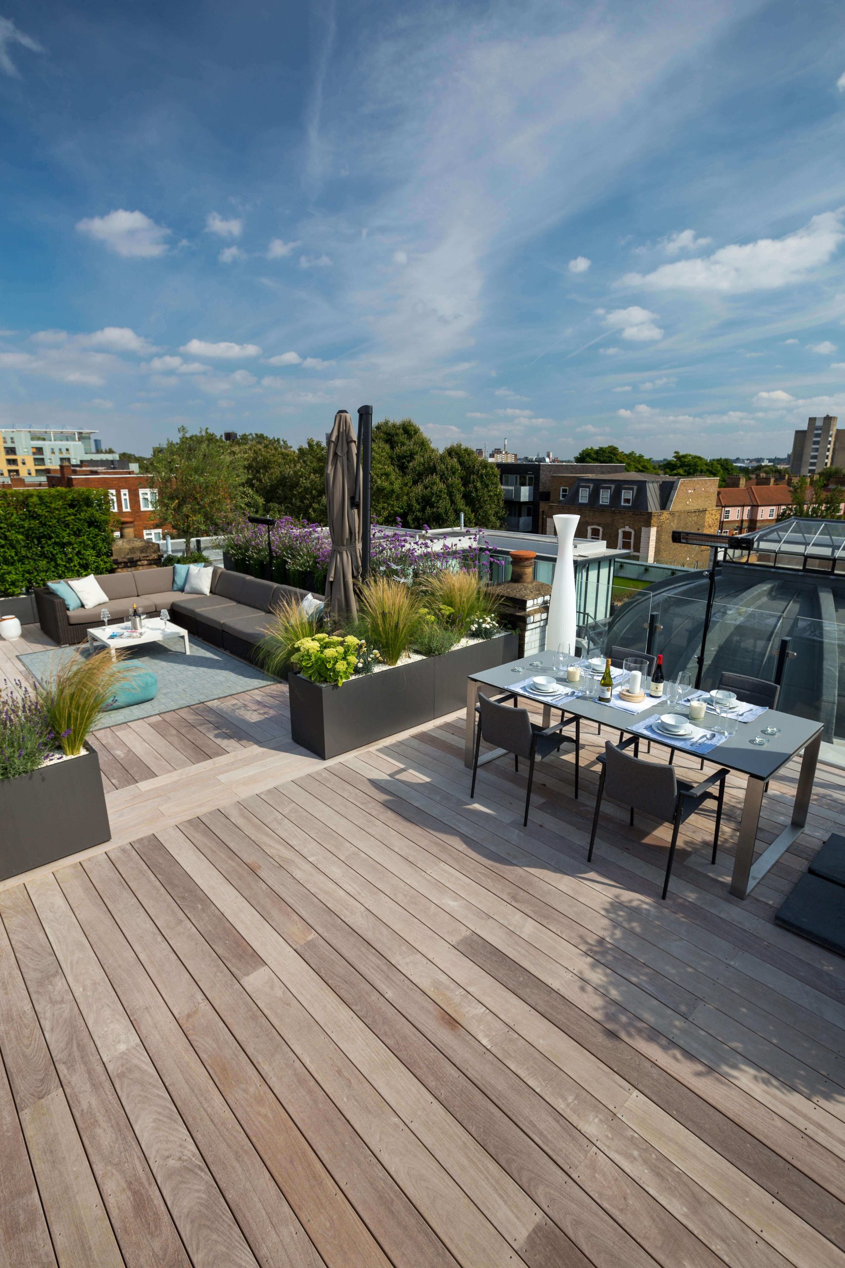 Roof Terrace Garden Builders Worcester Park KT4